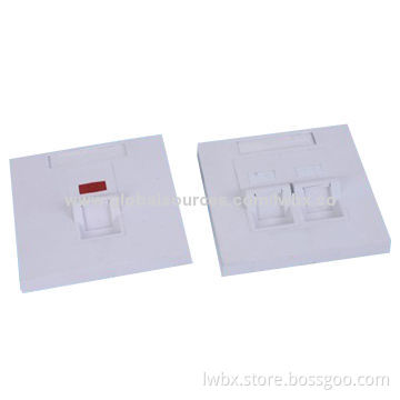 Wall Plate, Fitted with Withdrawal Label, Made of ABS High-strength Resistance UV